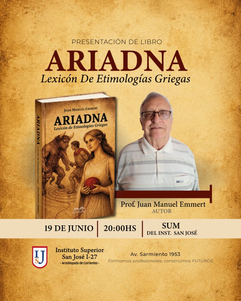 Presentarán en el San José el libro “ARIADNA”